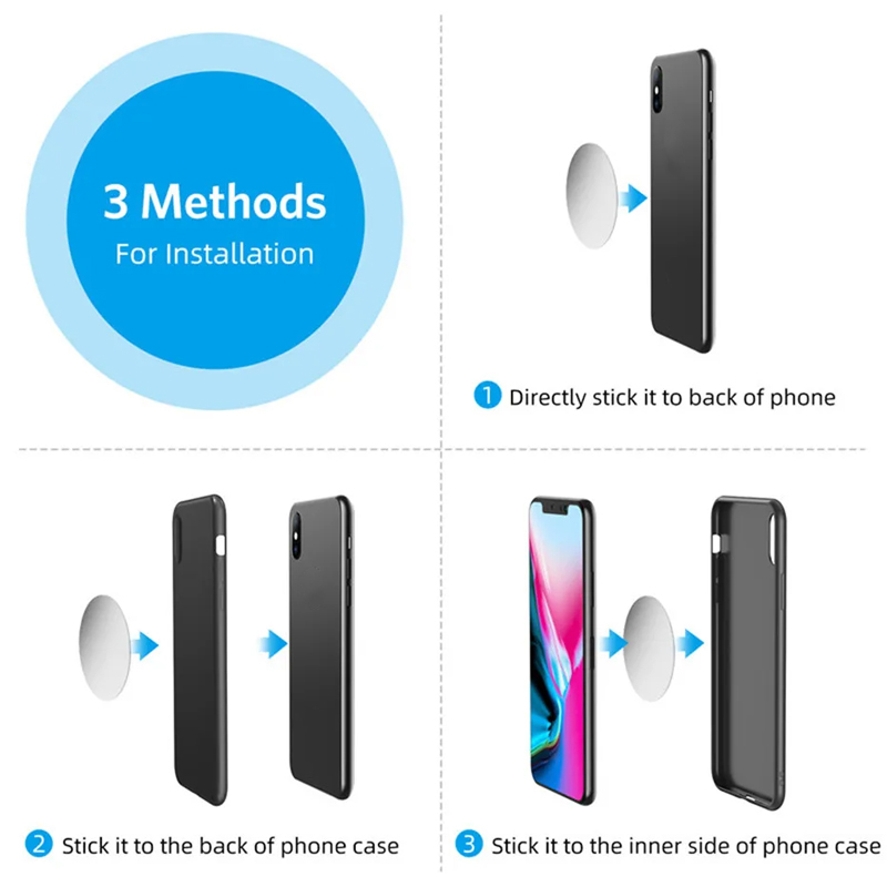 حامل هاتف Metal Magnetic Car Phone Stand Smart Phone GPS دعم جهاز iPhone Xiaomi Air Vate Magnetic حامل مغناطيسي في Car GPS Mount