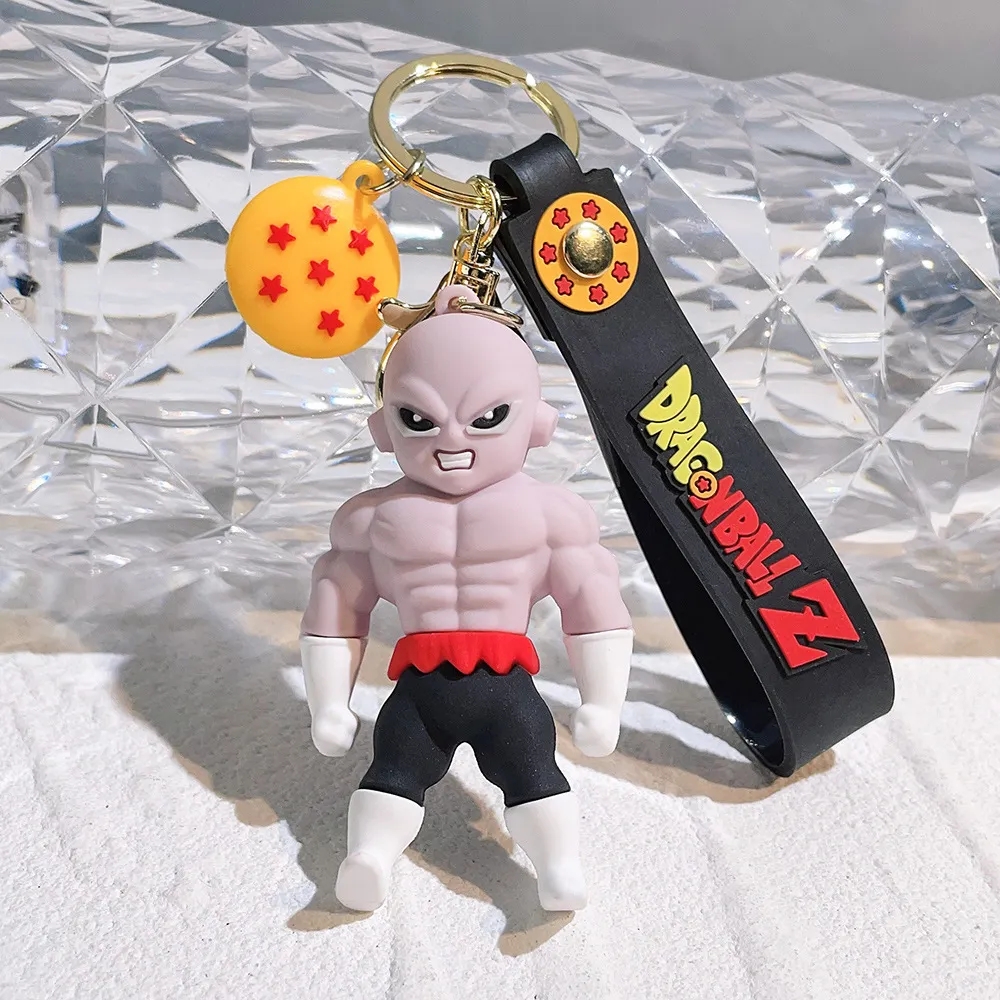 2024 Yeni Karikatür Sun Wukong İkinci Nesil Yedi Top Keychain Kolye Anime Araba Çantası Kolye Bebek Makine Hediyesi