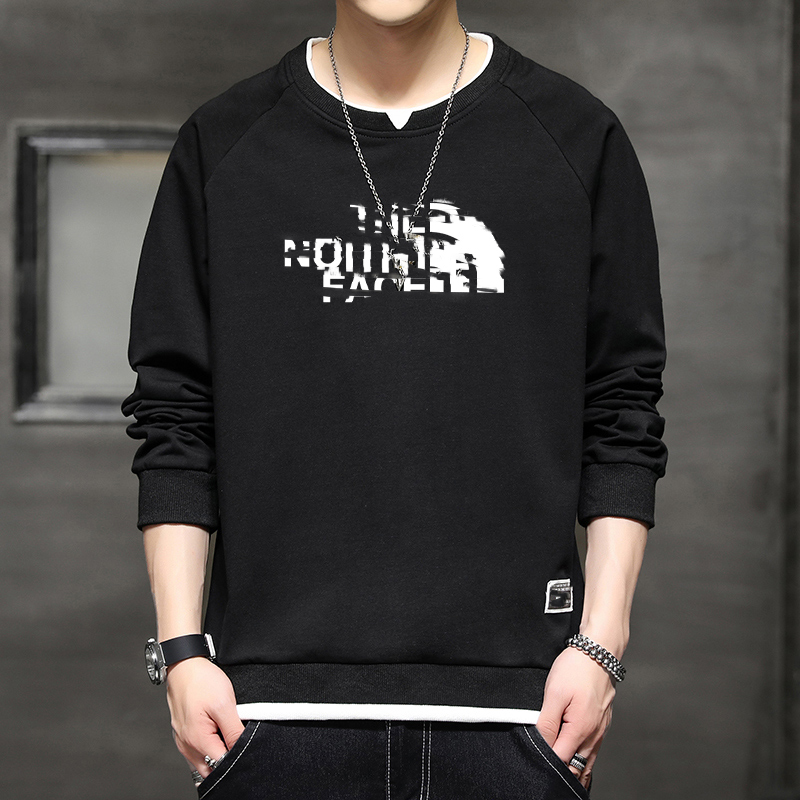 Designer hoodie kvalitet hoodie mäns hoodies färg kombination lång ärmfjäder och höst casual lös topp t-shirt