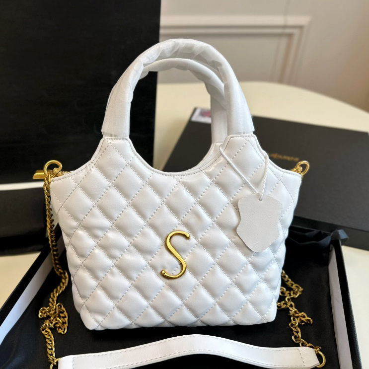 Luksusowe designerskie torebki torba na ramię pikowana crossbody z łańcuchem mini torba na telefony komórkowe torba Pink Girl's The Tote Bag