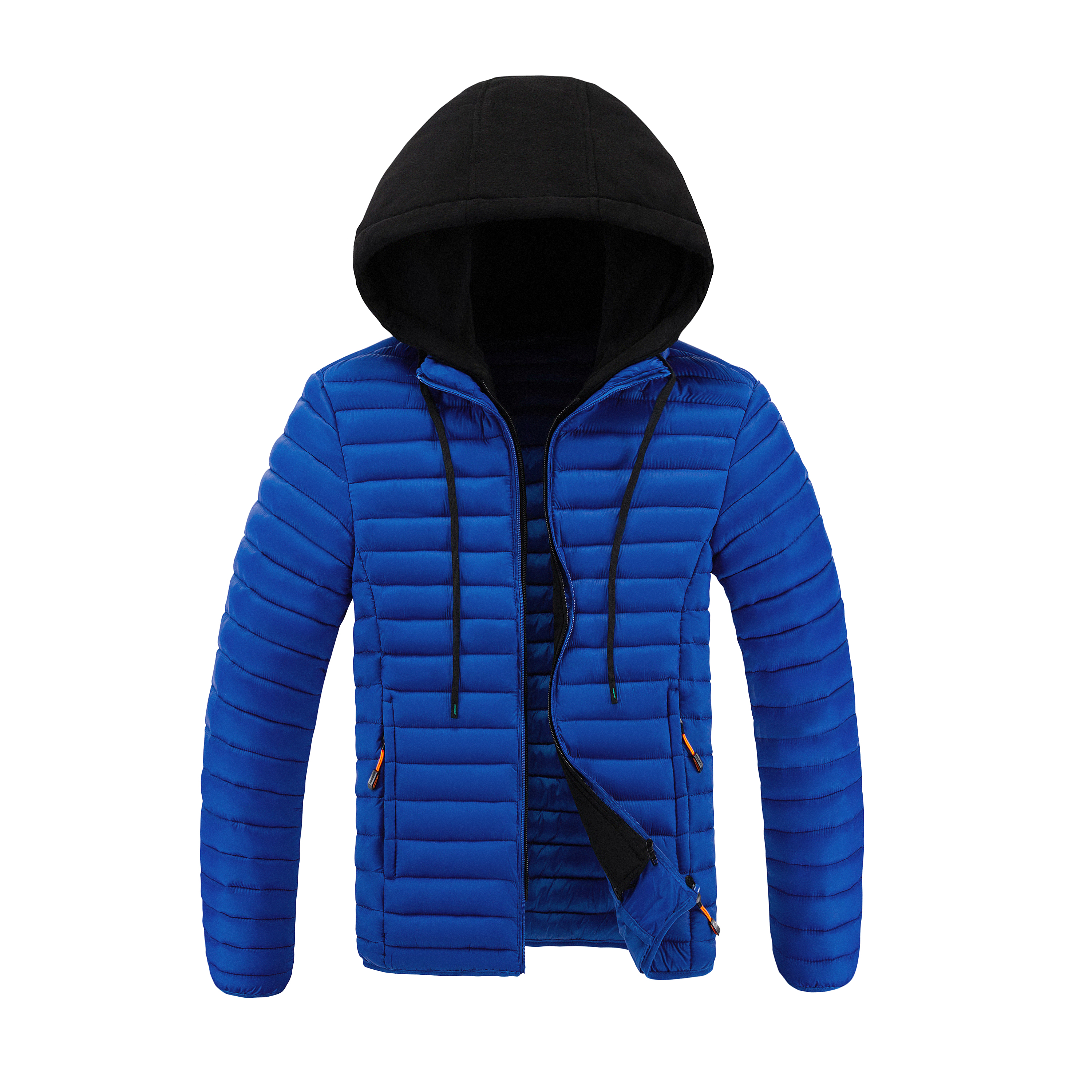 Mens Hooded Down Cotton Jacket Winter Warm Hoodie Outwear Light Weight Top Quality Puffer Jackets with Detachable Hat 015#