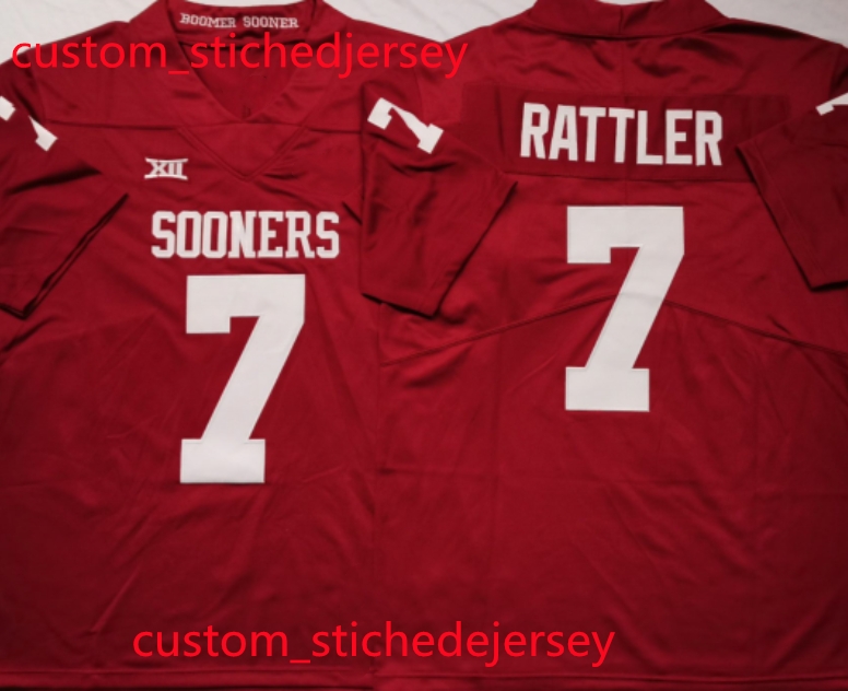 Hommes personnalisés Oklahoma Sooners Football 79 Jake Taylor Jonah Laulu Reggie Grimes Maureese Wren Jalen Redmond R Mason Thomas 33 Marcus Stripling Maillots cousus