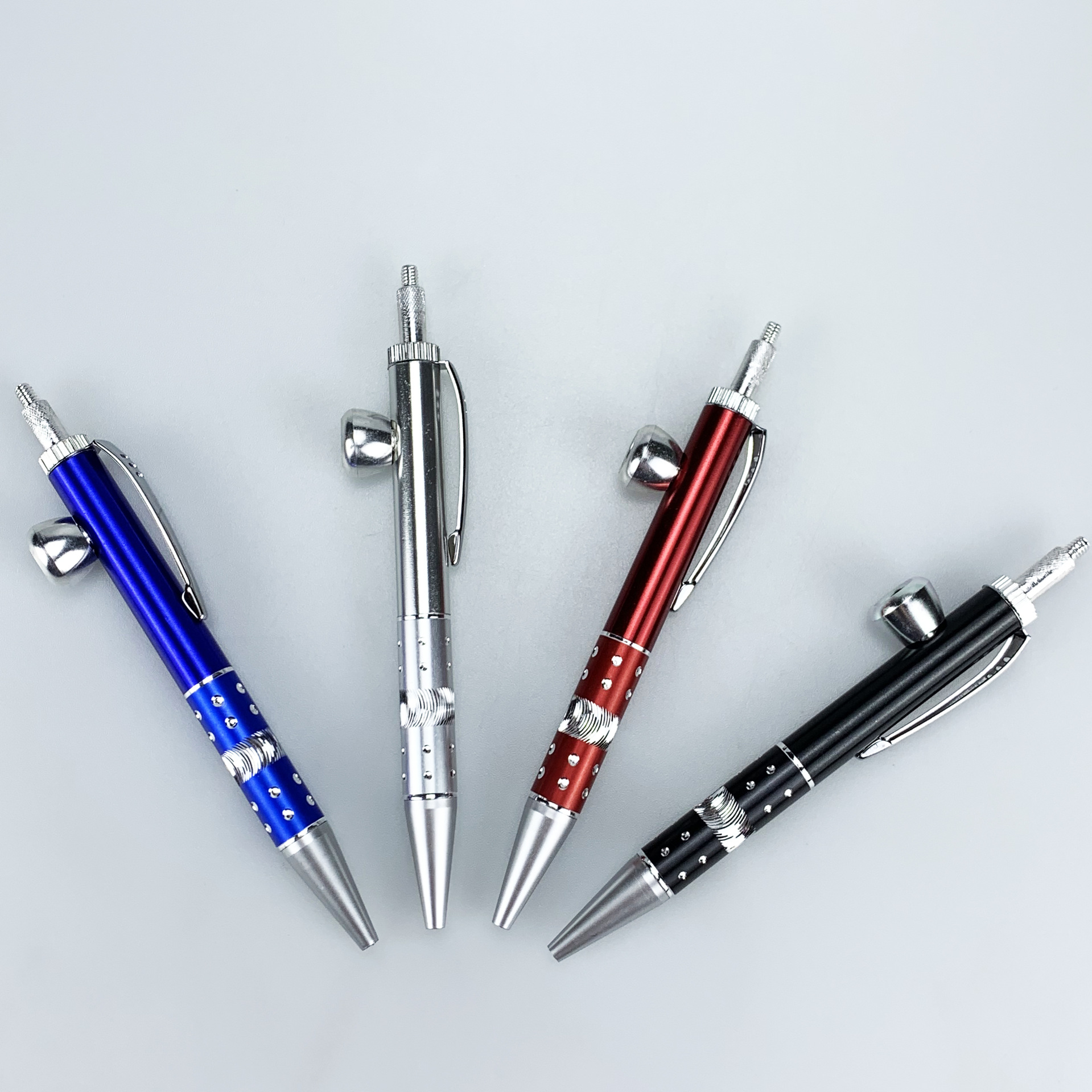 Smoking pipes Creative ballpoint pen shaped pipe hot selling new portable metal small pipe, detachable smoking set