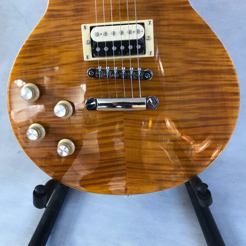 Guitare électrique LP main gauche, guitare marron. Hit classique, excellente qualité sonore, livraison gratuite