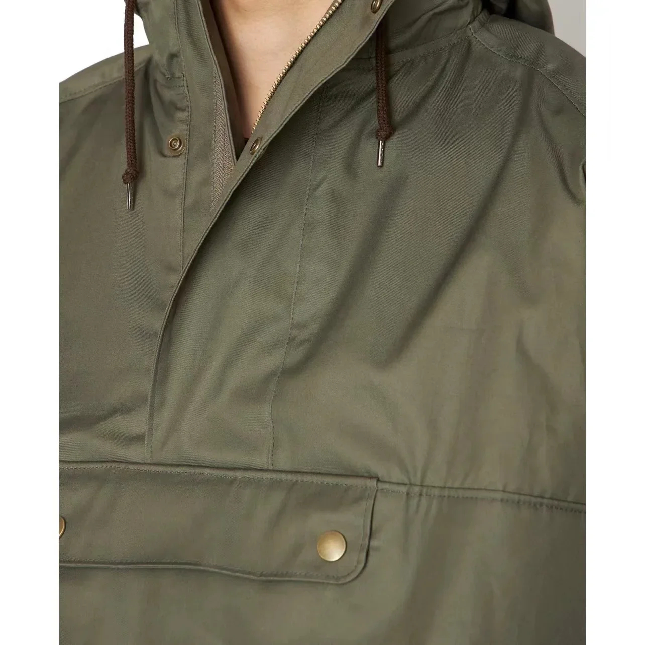 Men's Hooded Zipper Jacket Autumn Long Sleeve Loose Coats