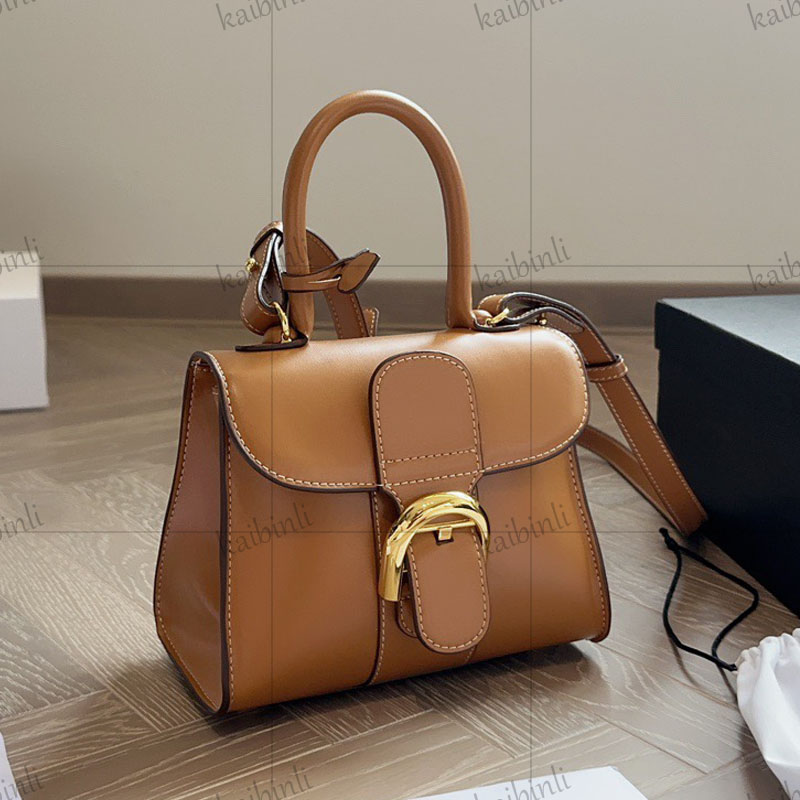 Qualité supérieure Brillant 20 cm Sac de créateur classique en cuir véritable Sac à main de luxe pour femme Sac à bandoulière élégant Sac à bandoulière fourre-tout avec sangle LE TOP MODÈLE