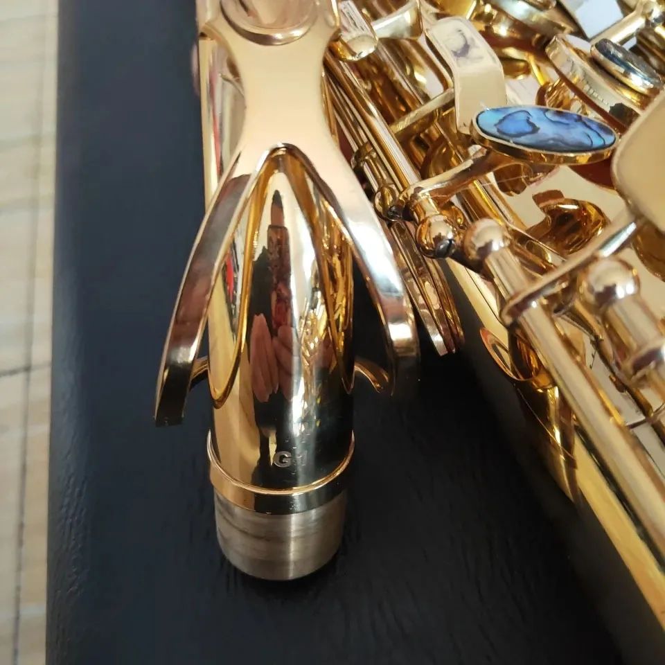 New golden 875 B-tune sassofono tenore professionale doppia costola abalone chiave tono di livello professionale sax tenore strumento jazz 01