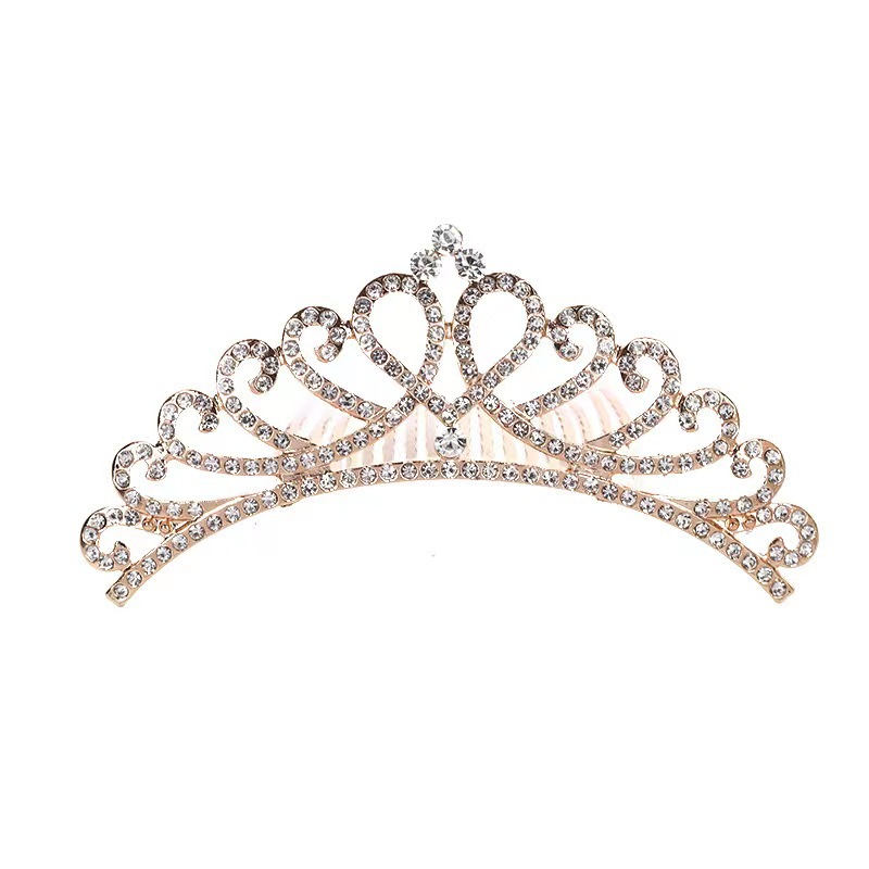 Crown Hochzeitskleid Kopfbedeckung Geburtstag Kindergeschenk Performance vielseitige Strass -Strass -Prinzessin Hair Band Crown Hair Accessoires