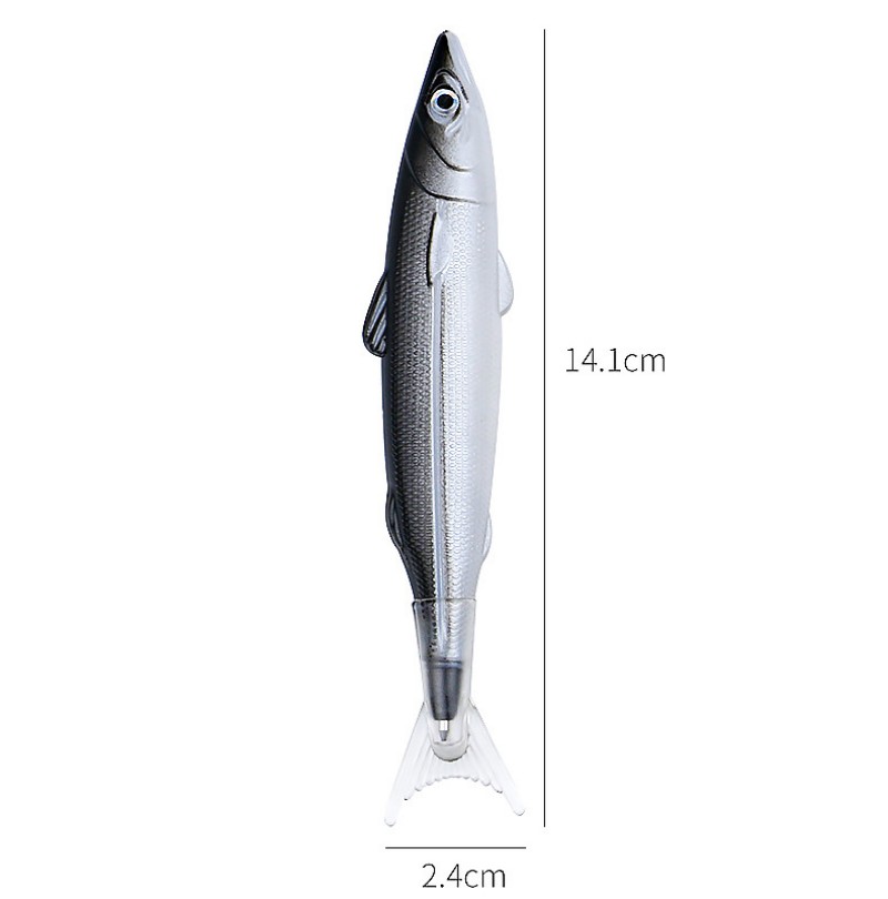 Creative and funny salted fish shaped ballpoint pens Ocean series ballpoint pen