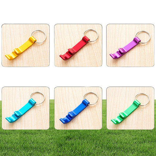 Portable Stainless Steel Bottle Openers Creative Keychain Ring Alloy Beer Wine Can Bar Club Waiter Kitchen Tools WXC253435302