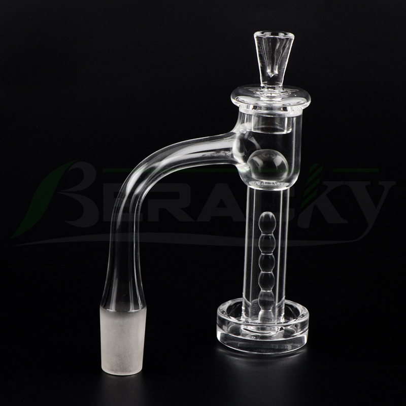 BERACKY FULL SVELD BEVELED KANT XL TERP Slurper Rökning Quartz Banger med Diamond Marble Set 20mmod sömlös Svetsade slurpers naglar för vatten bongs dab riggar