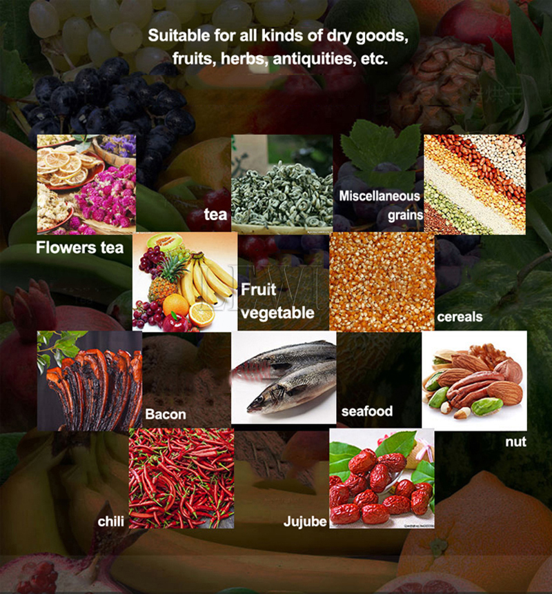 30 dienbladen Voedsel Gedroogd Fruit Machine Droger Voor Groenten Gedroogd Fruit Vlees Roestvrijstalen Dehydrator Fruit Droogmachine