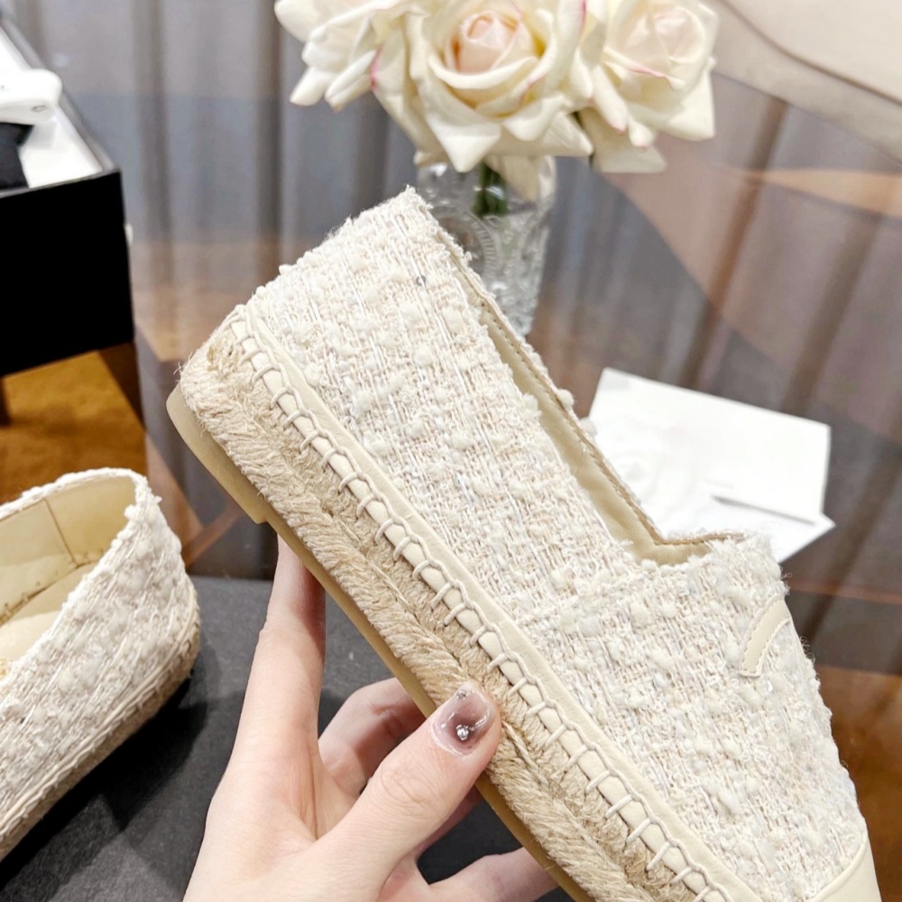 Designerski płaskie buty swobodne kobiety espadrilles luksusowe mokasyny leniwe buty oryginalne wysokiej jakości buty płócien