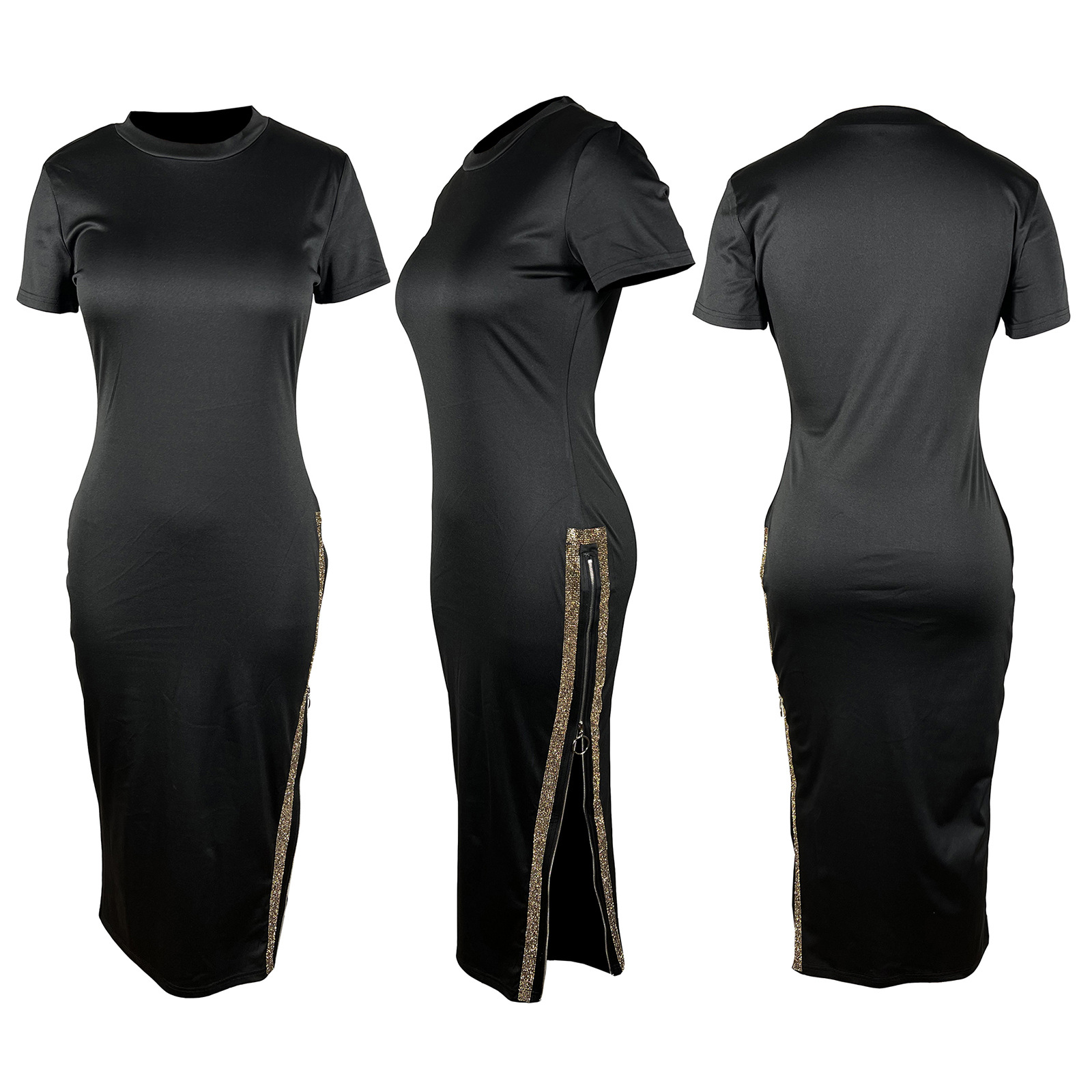 Frauen Casual Kleid Bodycon Sexy Streetwear Fashion Party Club Elegante Kleider Freies Schiff