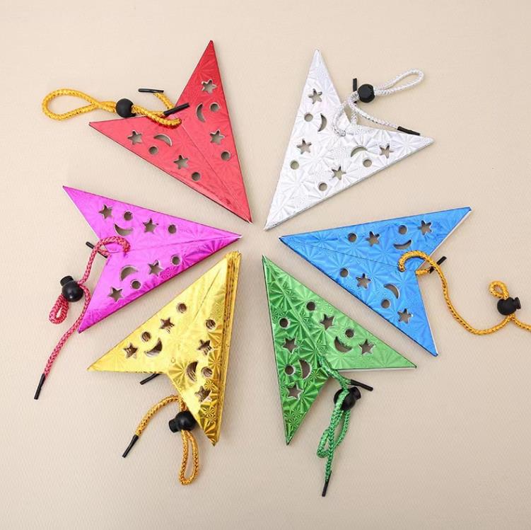 Kerstversiering Pentagram Hangend Papier Ster Hangend Plafond Laser Pentagram Kersttuin Woondecoratie SN6277