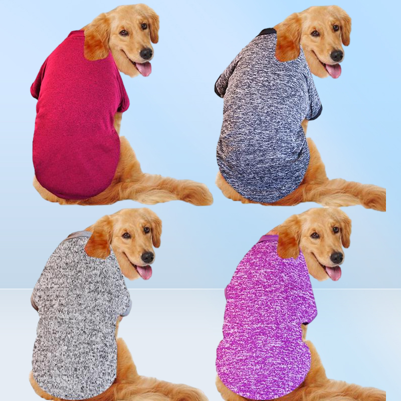 Abbigliamento cani vestiti animali domestici inverno cani di grande cotone caldo con cappuccio grande con cappuccio Golden Retriever pitbull giacca animali da abbigliamento