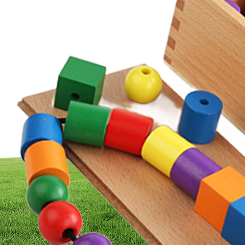 Wood Montsori Toy Materials 15 I 1GAM TROE PUZLE EDULY FROEBEL Toys for Child Education72542022669356
