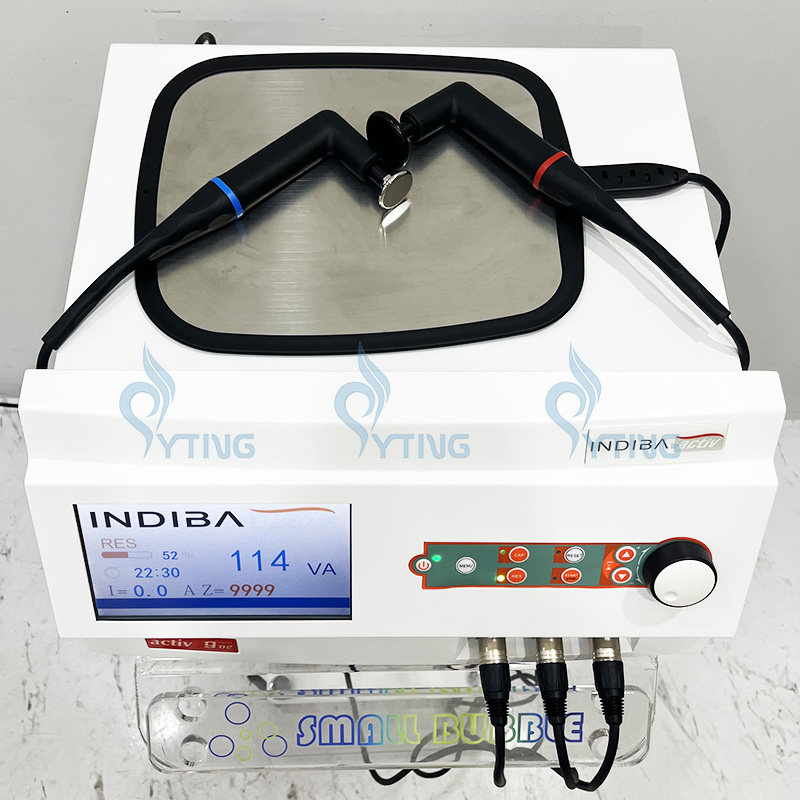 448K Indiba RF CET RET Tecar Diathermy Therapy Physiotherapy Pain Relief Face Lifting Body Slimming Machine