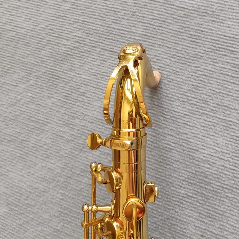 Nytt högkvalitativt YTS-62 Tenorsaxofon Golden Tenor Saxofon Komplett tillbehör MUNDVAKT OCH FALL 00