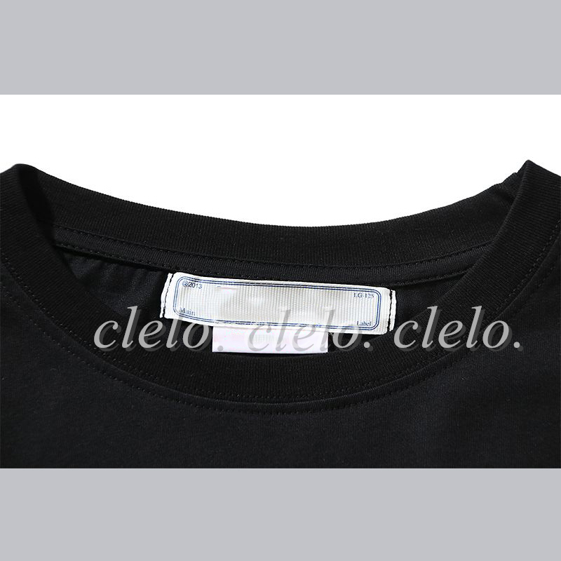 Camiseta clásica holgada de manga corta para hombre, camisetas con letras y flechas, patrón cruzado, S-XL en blanco y negro