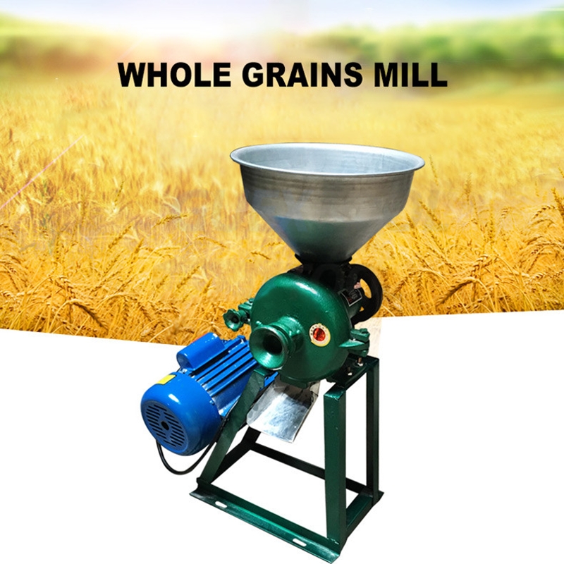 Pulverizer Cereal Grain Crushing and Refining Machine Flour Mill Commercial Corn Grinder Pellets Wheat Milling Machine
