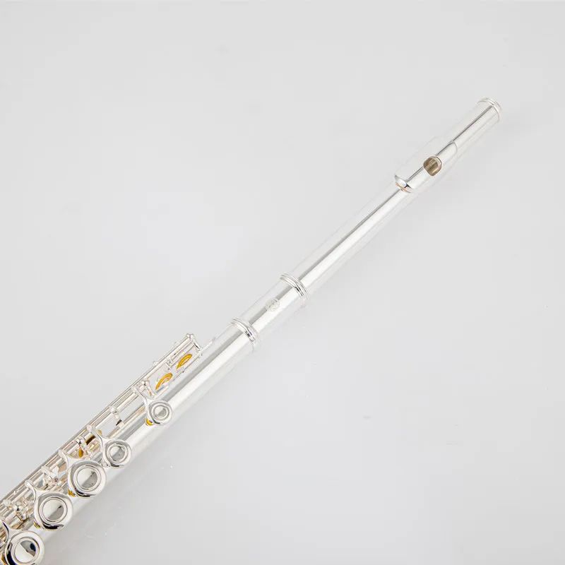 JUPITER JFL-1000RBE, 16 отверстий, закрытые, C-ключ, флейта, мельхиор, серебрение, чехол для концертной флейты, ткань для чистки, перчатки, мягкая сумка