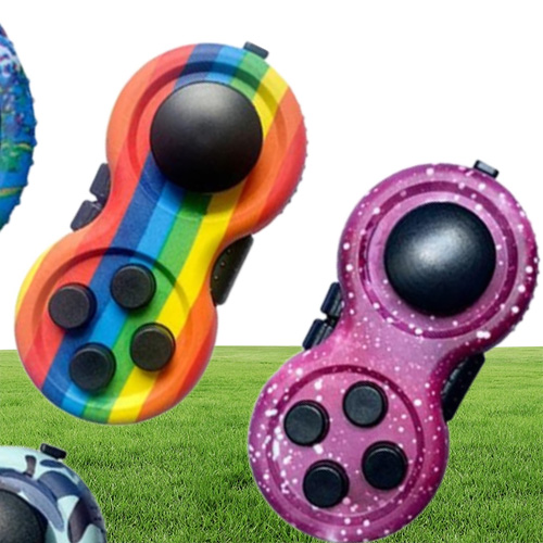 Pad Sensory Toy Camouflage kolor gamepad zabawa kostka rączka kontroler gier stres reliever palec palec losiet333e2402437