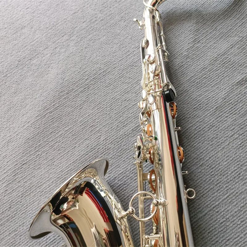 Yüksek kaliteli marka tenor saksafon mark vi kahve renkli bakır b-flat tenor sax mark vi retro ağızlık 01