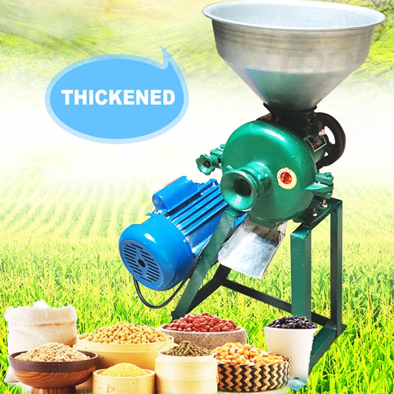 Pulverizer Cereal Grain Crushing and Refining Machine Flour Mill Commercial Corn Grinder Pellets Wheat Milling Machine