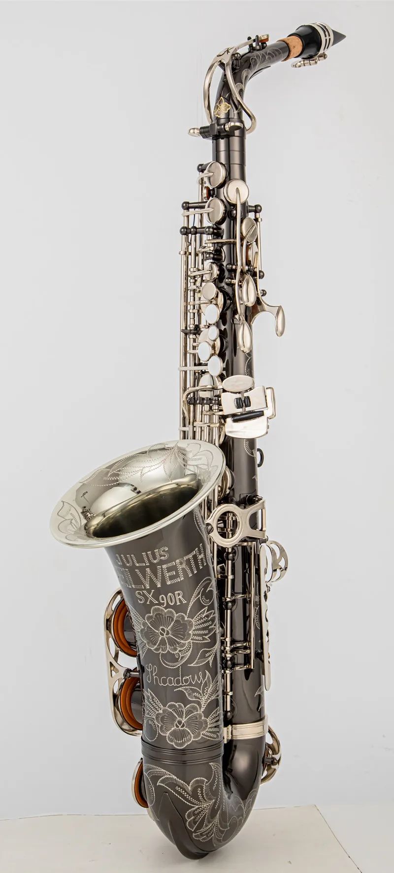 Allemagne JK SX90R Keilwerth Saxophone Alto noir Nickel argent alliage Alto Sax laiton Instrument de musique avec étui embout