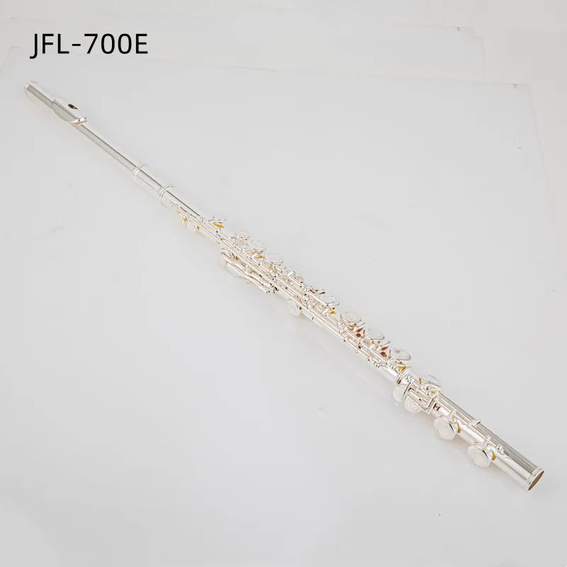 JUPITER JFL-1000RBE, 16 отверстий, закрытые, C-ключ, флейта, мельхиор, серебрение, чехол для концертной флейты, ткань для чистки, перчатки, мягкая сумка