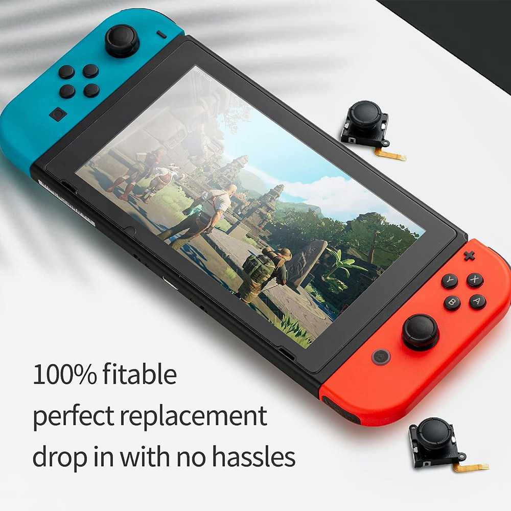 Gulikit電磁モジュール3DスイッチJoyconコントローラーOLEDライトホールセンサーロッカーセンシングジョイスティックファーストシップのためのジョイスティックサムスティック