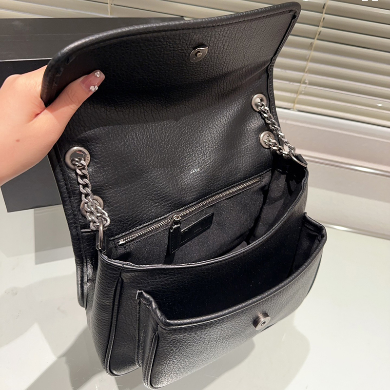 Designer de luxe classique Niki Flap sac à bandoulière cartable de haute qualité mode femmes multi-poches sac à bandoulière marque française en cuir véritable chaîne sac à main