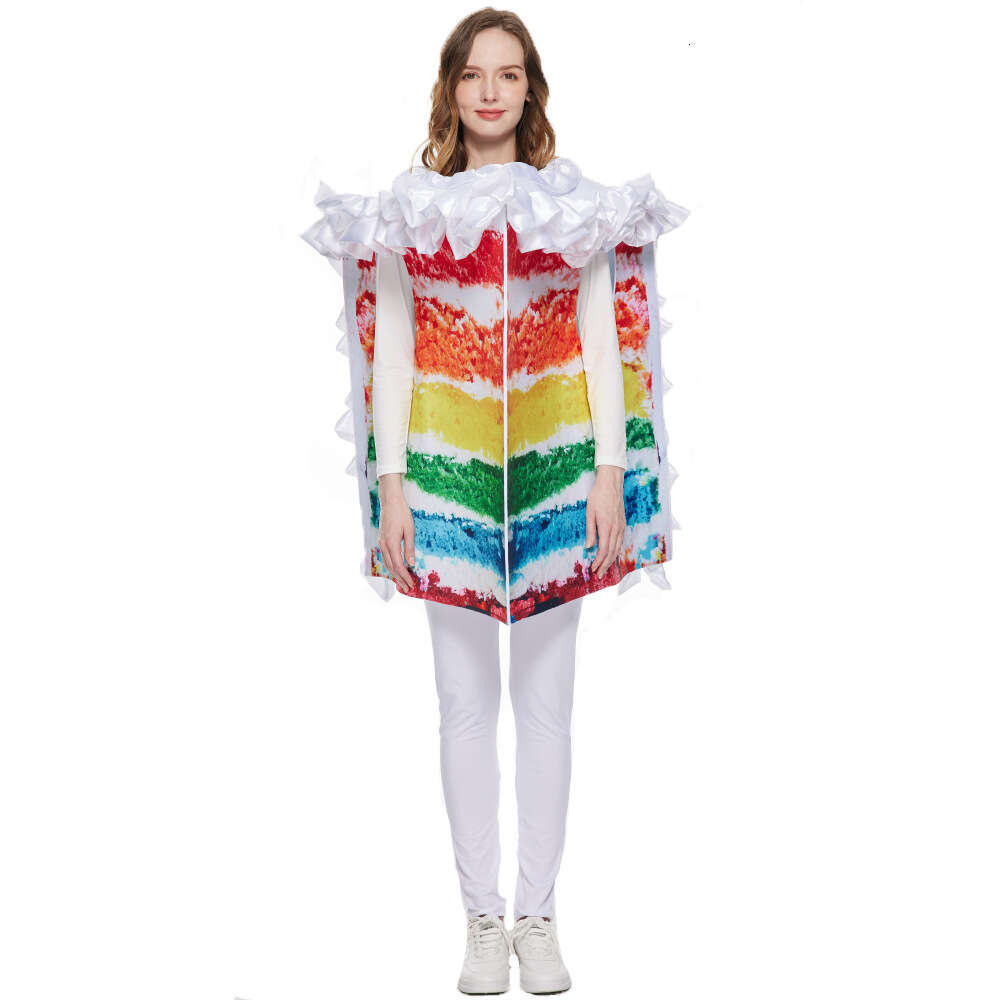 Cosplay Eraspooky – Costume de crème colorée pour adultes, Costumes de gâteau de sable pour Halloween, carnaval, fête d'anniversaire, déguisement fantaisie, nouvelle collection