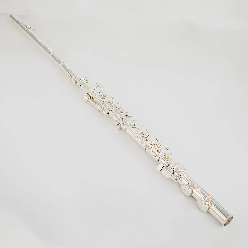 Pearl Flute PFA-201U Alto Flute G TUNE 16 Stängda hålnycklar Sliver Platerat Professionellt musikinstrument med Case Free Frakt