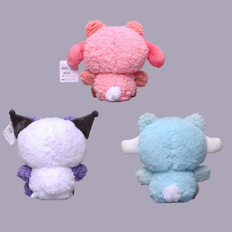 Jouets en peluche Kuromi de 22cm, 4 styles, dessin animé, film d'animation et poupées périphériques de télévision, cadeaux pour enfants, vente en gros d'usine