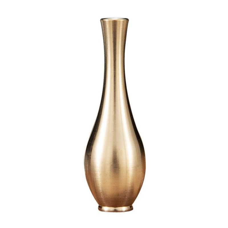 Vasen Mini Vase aus reinem Kupfer Golddekor Wohnzimmer Antike Vase Einzigartige Blumenvase Nordic Vase Hot GoldenL23/10/23