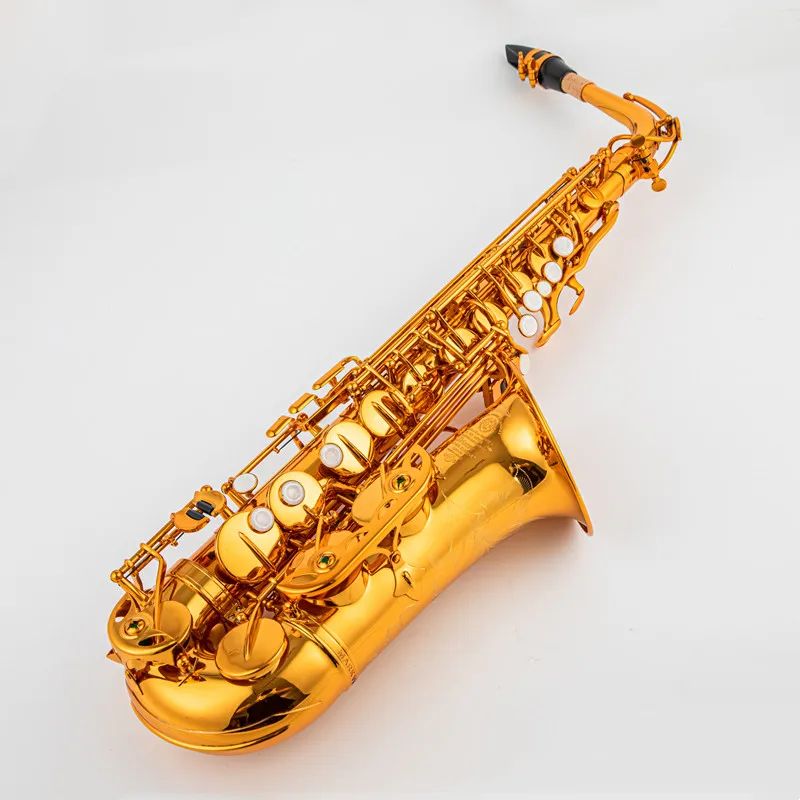 Francja Mark VI Alto EB Saksofon Nowy przylot Mosiądz Rose Gold Instrument muzyczny E-flat Sax z akcesoriami