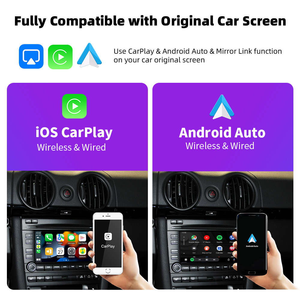 Porsche Boxster Cayenne 911 Cayman PCM3.0 2009-2012 Android Auto Interface Airplay와 Linux 시스템을위한 New Car Wireless Carplay
