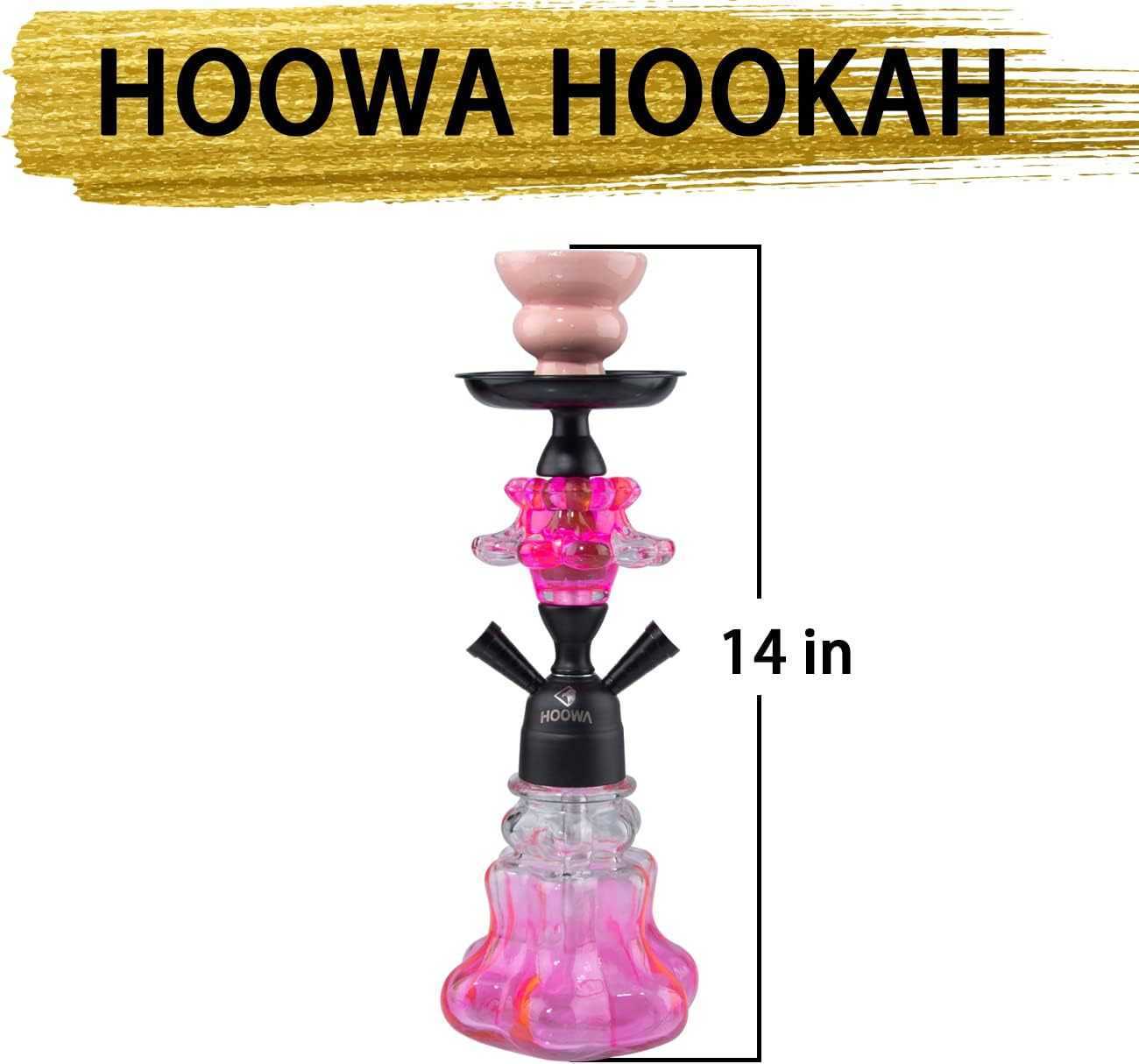 Doppelrohr kleine Shisha-Flaschenstange Arabische Shisha Komplettset Shisha-Zubehör U5L3