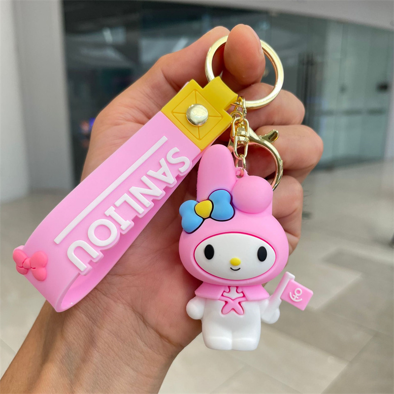 Vente en gros en vrac Kawaii en vrac Anime accessoires voiture porte-clés poupée charme porte-clés mignon couple étudiants personnalisé créatif cadeau de la Saint-Valentin 5 style A55 DHL