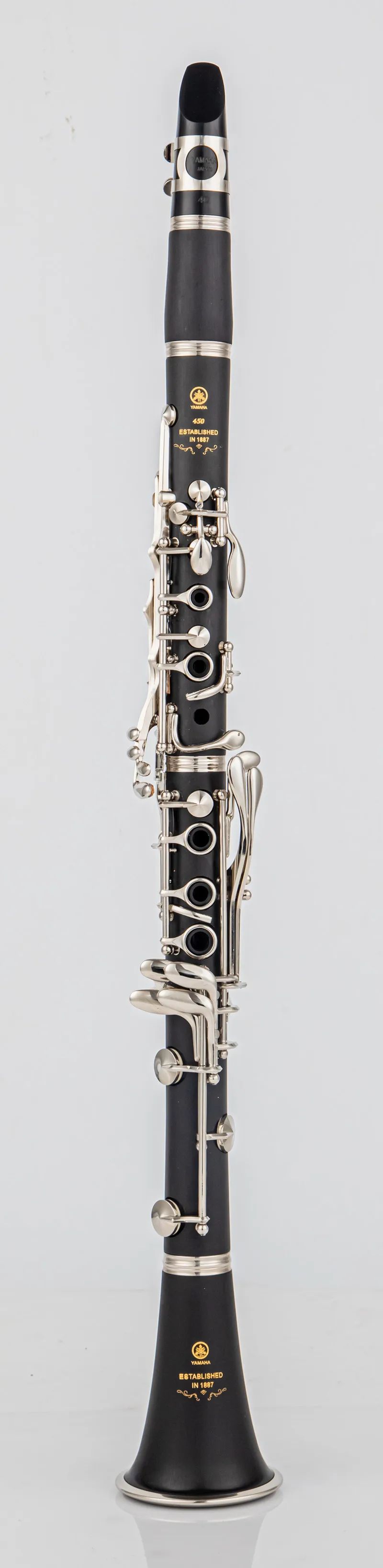Clarinette fabriquée au japon 450, 17 touches, air tombant B/tuyau en bakélite, matériau du corps, Instrument à vent en bois