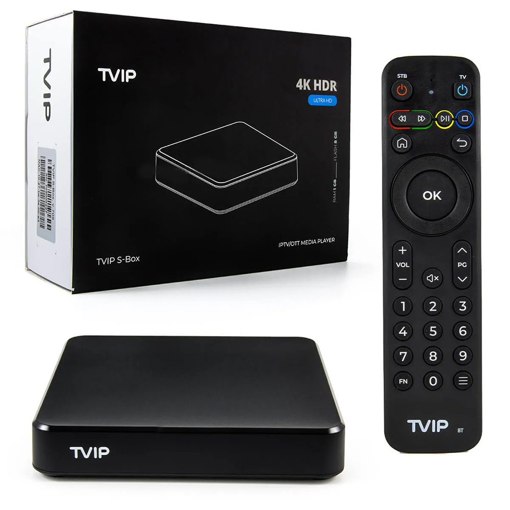 TVIP 706 S905W2 2G 8G LINUX TV BOX 4K 2.4G 5G Dual WiFi 4K HD Android 11 TVIP706 Multimedia Stalker Smart Streamer TV Box