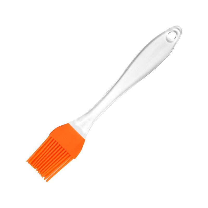 Spice Tools Silicone BBQ Brush Transparent Handle Baking Oil Cake Pastry Cream High Temperature Resistant Camping Utensil Kitchen Tool Sea