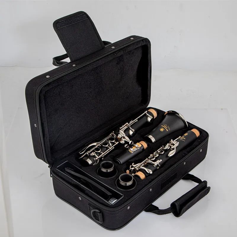 Tillverkad i Japan 450 Clarinet 17 Nyckel Falling Tune B /Bakelite Pipe Body Material Clarinet Woodwind Instrument