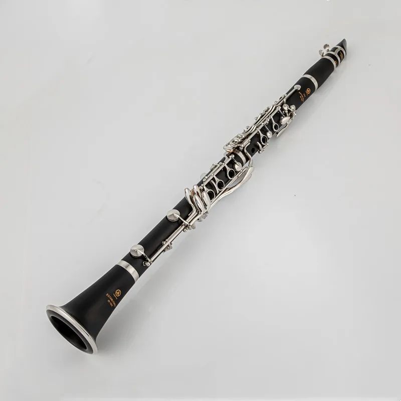 Feito no japão 650 clarinete 17 teclas caindo tune b/tubo de baquelite material do corpo clarinete instrumento de sopro