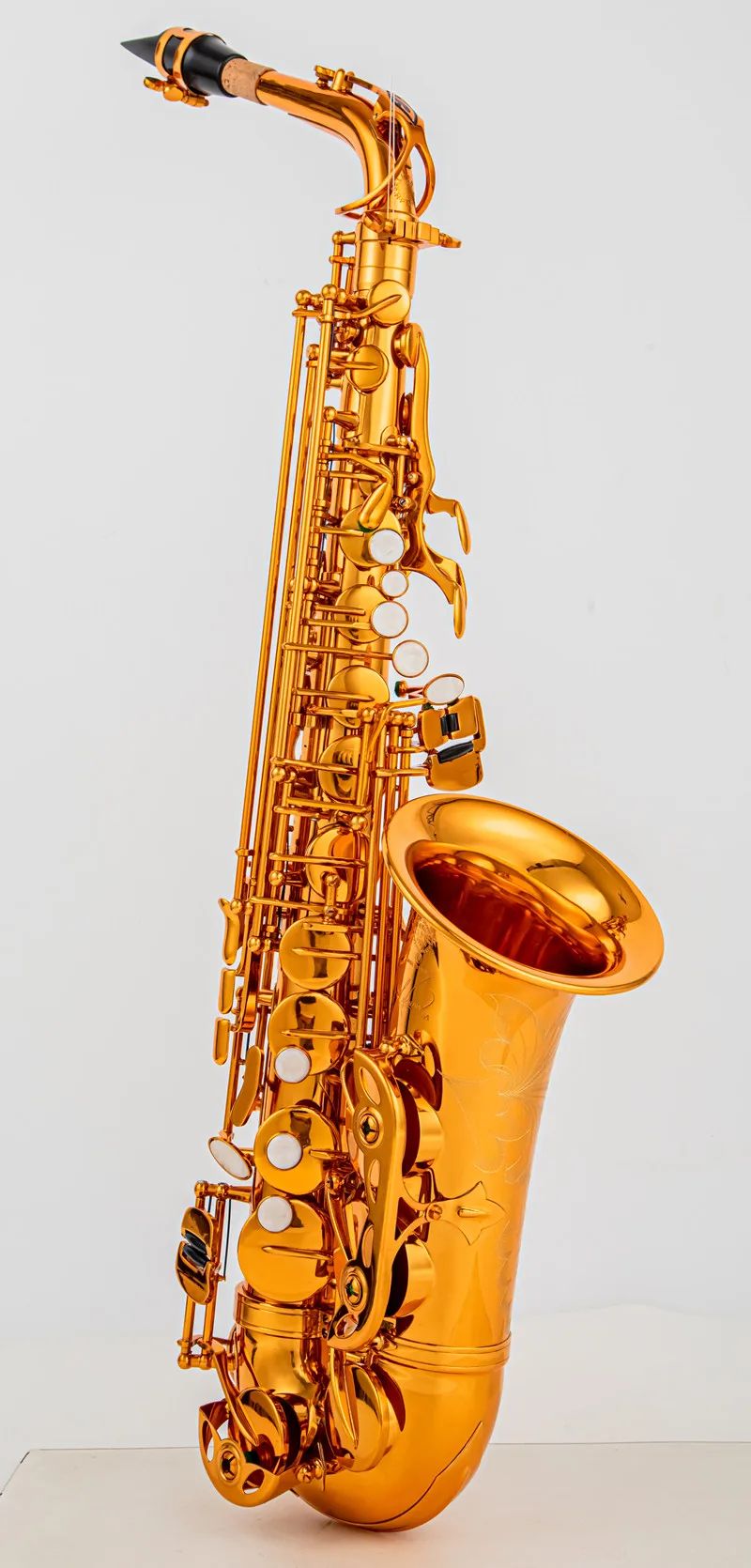 Hoge Alto Eb Tune Saxofoon Nieuwe Collectie Messing Rose goud Muziekinstrument E-flat Sax Met Case Accessoires