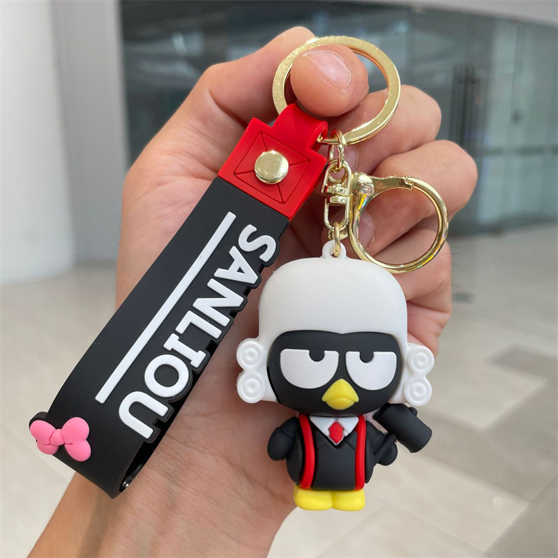 Kawaii bulk anime bil nyckelchain doll charm tillbehör nyckelring grossist i bulk söta par studenter personlig kreativ valentins dag gåva 5 stil aa8 dhl