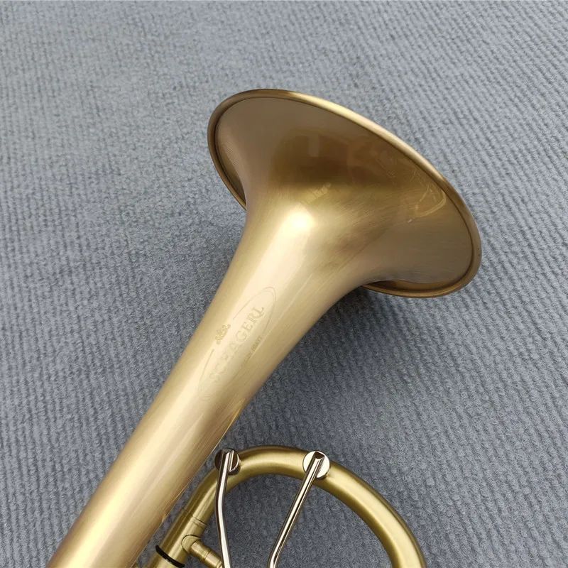 오스트리아 Schagerl BB 트럼펫 B 플랫 놋쇠 플랫 키 키 프로 트럼펫 악기 가죽 케이스가있는 악기