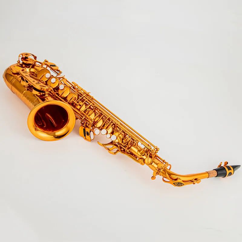 Hoge Alto Eb Tune Saxofoon Nieuwe Collectie Messing Rose goud Muziekinstrument E-flat Sax Met Case Accessoires